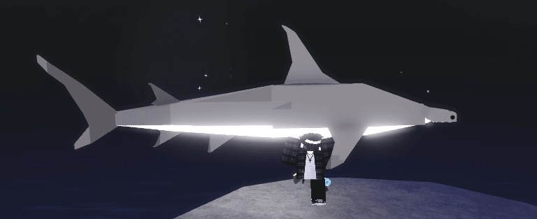 Shiny Great Hammerhead Shark