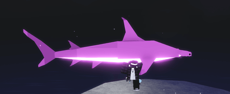 Sparkling Shiny Great Hammerhead Shark